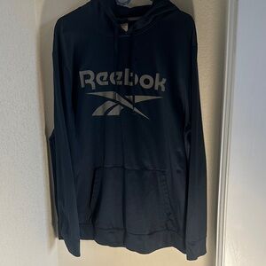 Reebok Men's Navy Hoodie Sweater